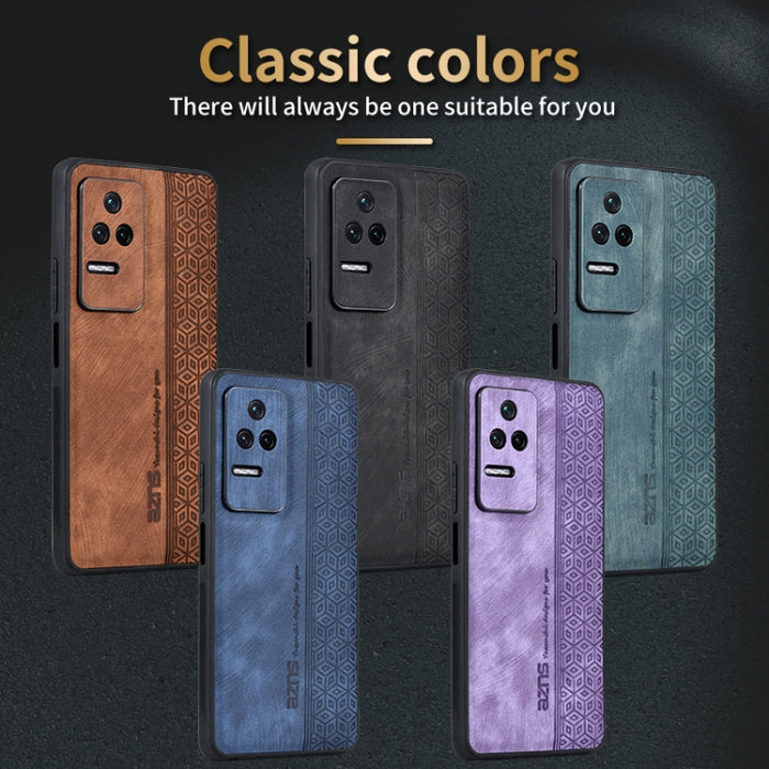 Estuche para teléfono con sensación de piel en relieve AZNS 3D, For Xiaomi Poco F4 / Redmi K40S, For Xiaomi Redmi K50 / K50 Pro, For Xiaomi Redmi Note 11E 5G, For vivo Y35 4G, For OPPO A96 5G / F21 Pro 5G