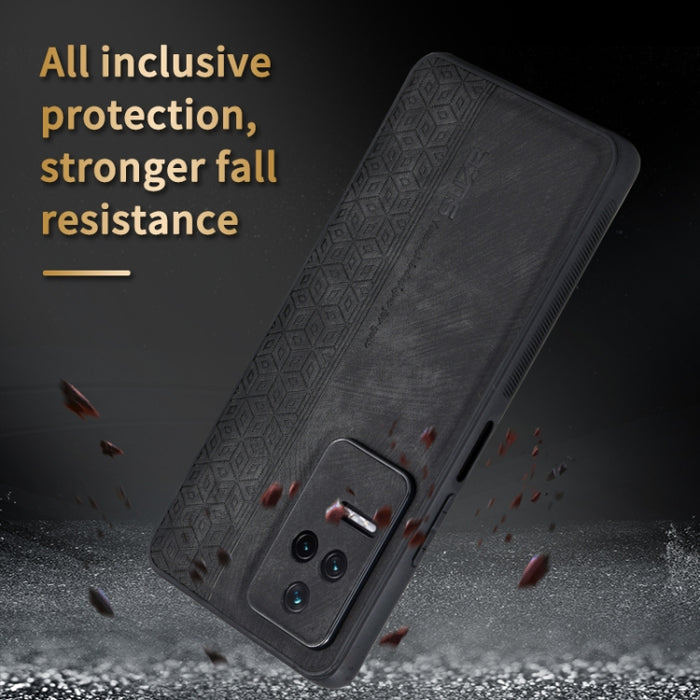 Estuche para teléfono con sensación de piel en relieve AZNS 3D, For Xiaomi Poco F4 / Redmi K40S, For Xiaomi Redmi K50 / K50 Pro, For Xiaomi Redmi Note 11E 5G, For vivo Y35 4G, For OPPO A96 5G / F21 Pro 5G