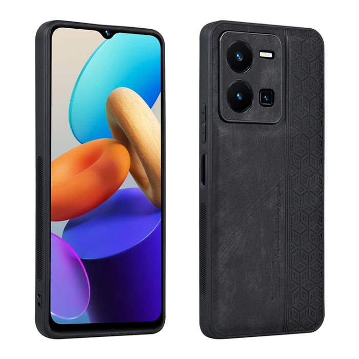 Estuche para teléfono con sensación de piel en relieve AZNS 3D, For Xiaomi Poco F4 / Redmi K40S, For Xiaomi Redmi K50 / K50 Pro, For Xiaomi Redmi Note 11E 5G, For vivo Y35 4G, For OPPO A96 5G / F21 Pro 5G