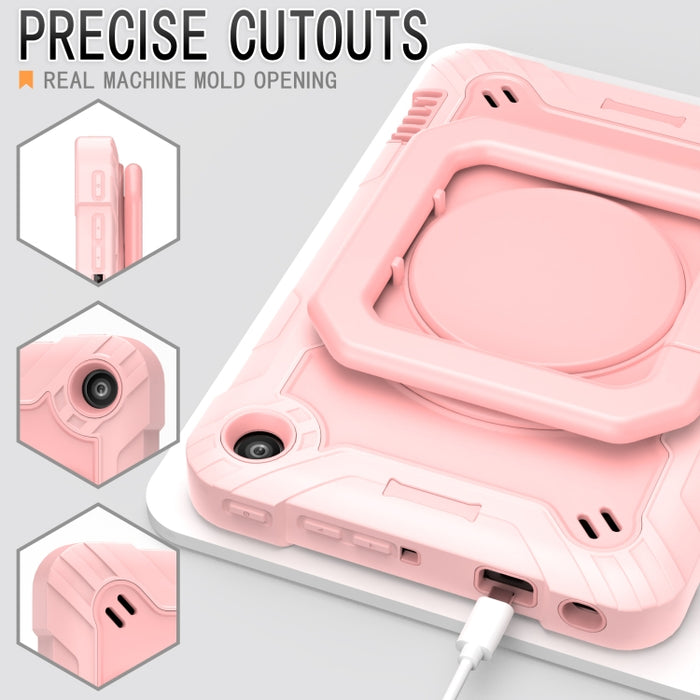 Funda para tableta con soporte para pulsera de silicona + PC, For Amazon Kindle Fire 7 2022, For iPad 10th Gen 10.9 2022, For Lenovo Tab M10 Plus 10.6 3rd Gen 2022