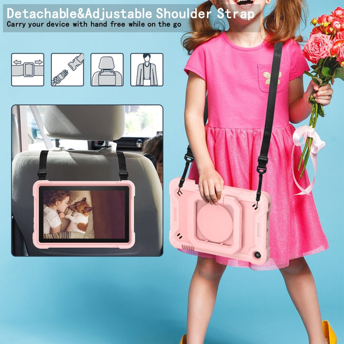 Funda para tableta con soporte para pulsera de silicona + PC, For Amazon Kindle Fire 7 2022, For iPad 10th Gen 10.9 2022, For Lenovo Tab M10 Plus 10.6 3rd Gen 2022