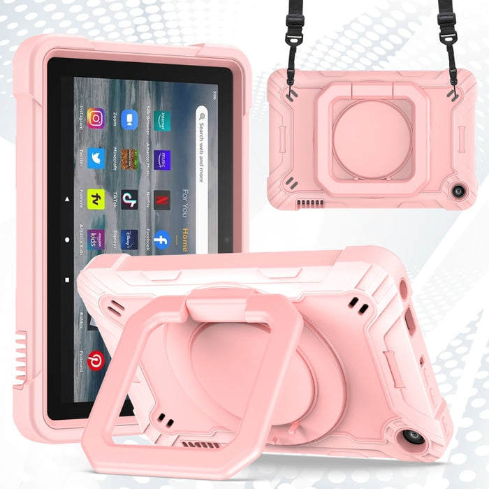 Funda para tableta con soporte para pulsera de silicona + PC, For Amazon Kindle Fire 7 2022, For iPad 10th Gen 10.9 2022, For Lenovo Tab M10 Plus 10.6 3rd Gen 2022