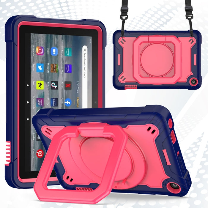 Funda para tableta con soporte para pulsera de silicona + PC, For Amazon Kindle Fire 7 2022, For iPad 10th Gen 10.9 2022, For Lenovo Tab M10 Plus 10.6 3rd Gen 2022