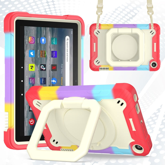 Funda para tableta con soporte para pulsera de silicona + PC, For Amazon Kindle Fire 7 2022, For iPad 10th Gen 10.9 2022, For Lenovo Tab M10 Plus 10.6 3rd Gen 2022