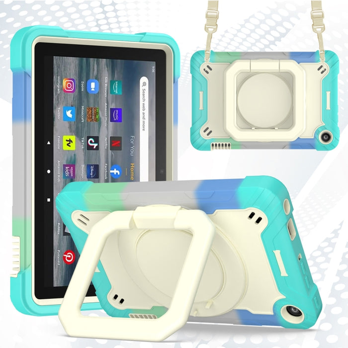 Funda para tableta con soporte para pulsera de silicona + PC, For Amazon Kindle Fire 7 2022, For iPad 10th Gen 10.9 2022, For Lenovo Tab M10 Plus 10.6 3rd Gen 2022