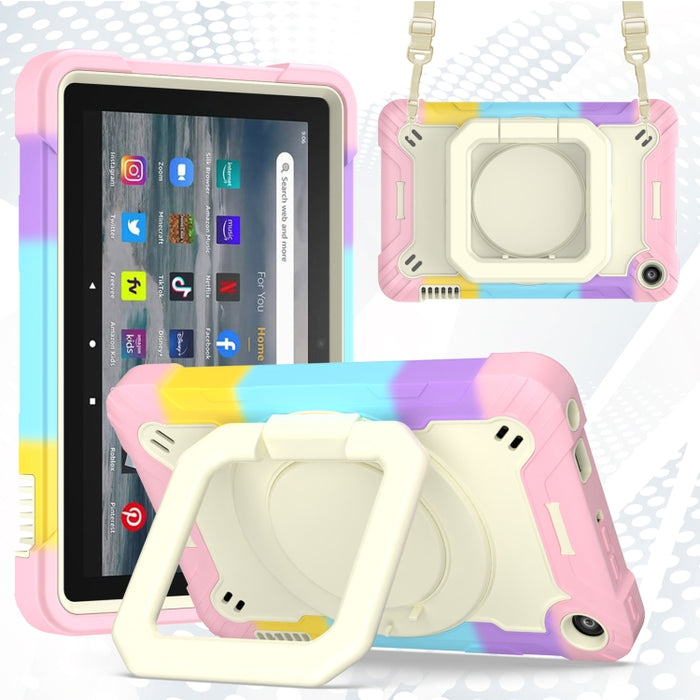 Funda para tableta con soporte para pulsera de silicona + PC, For Amazon Kindle Fire 7 2022, For iPad 10th Gen 10.9 2022, For Lenovo Tab M10 Plus 10.6 3rd Gen 2022