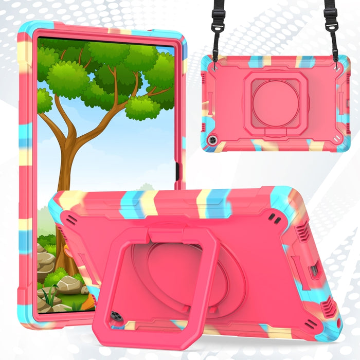 Funda para tableta con soporte para pulsera de silicona + PC, For Amazon Kindle Fire 7 2022, For iPad 10th Gen 10.9 2022, For Lenovo Tab M10 Plus 10.6 3rd Gen 2022