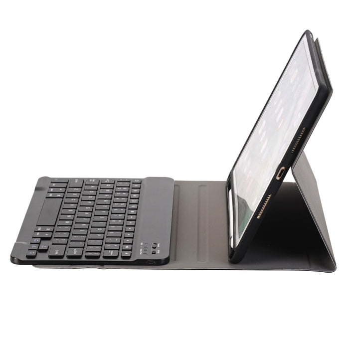 Estuche de tableta de cuero con teclado Bluetooth desmontable, For iPad Air 3 / Pro 10.5 / 10.2