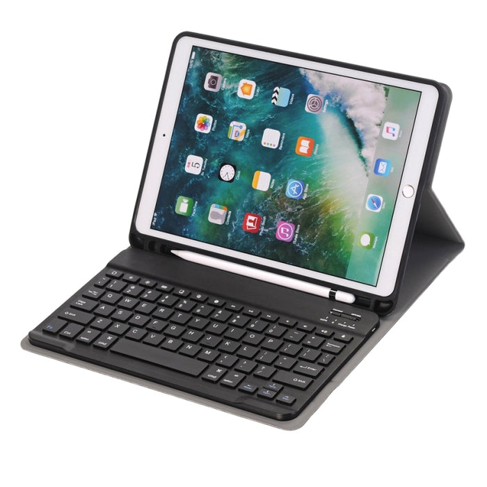 Estuche de tableta de cuero con teclado Bluetooth desmontable, For iPad Air 3 / Pro 10.5 / 10.2