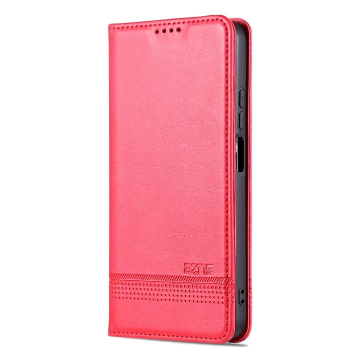 AZNS Funda de cuero con tapa magnética con textura de becerro para teléfono, For OPPO A17, For Xiaomi 12T / 12T Pro / Redmi K50 Ultra