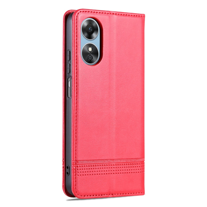 AZNS Funda de cuero con tapa magnética con textura de becerro para teléfono, For OPPO A17, For Xiaomi 12T / 12T Pro / Redmi K50 Ultra