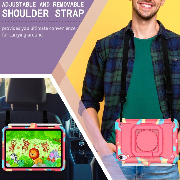 Funda para tableta con soporte para pulsera de silicona + PC, For iPad mini 2024 / mini 6, For Samsung Galaxy Tab A8 10.5 2021, For Samsung Galaxy Tab S7 / S8