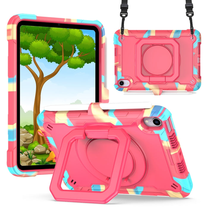 Funda para tableta con soporte para pulsera de silicona + PC, For iPad mini 2024 / mini 6, For Samsung Galaxy Tab A8 10.5 2021, For Samsung Galaxy Tab S7 / S8