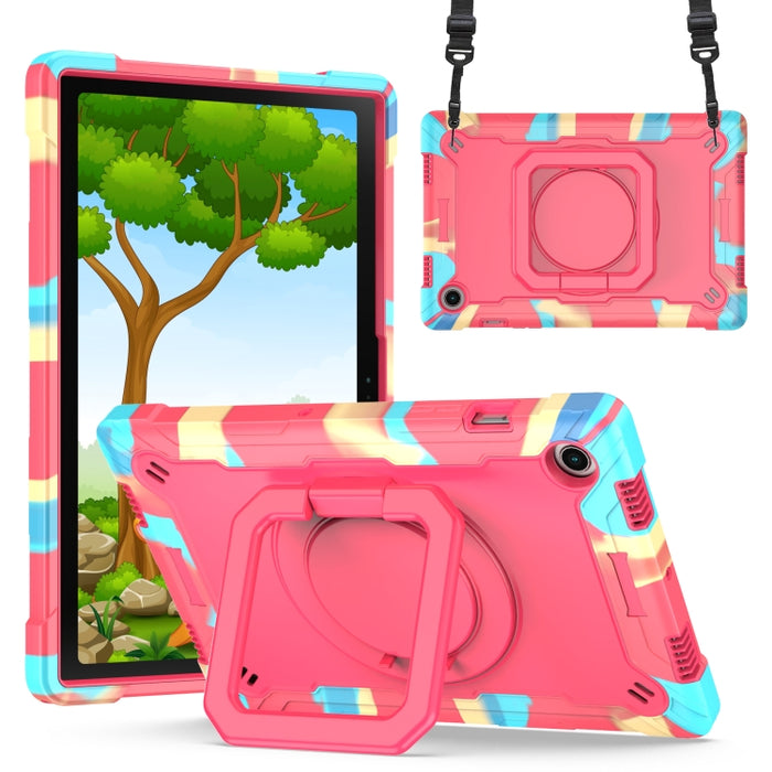 Funda para tableta con soporte para pulsera de silicona + PC, For iPad mini 2024 / mini 6, For Samsung Galaxy Tab A8 10.5 2021, For Samsung Galaxy Tab S7 / S8