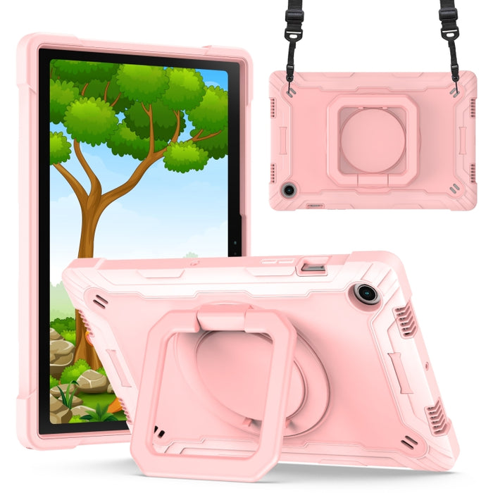 Funda para tableta con soporte para pulsera de silicona + PC, For iPad mini 2024 / mini 6, For Samsung Galaxy Tab A8 10.5 2021, For Samsung Galaxy Tab S7 / S8
