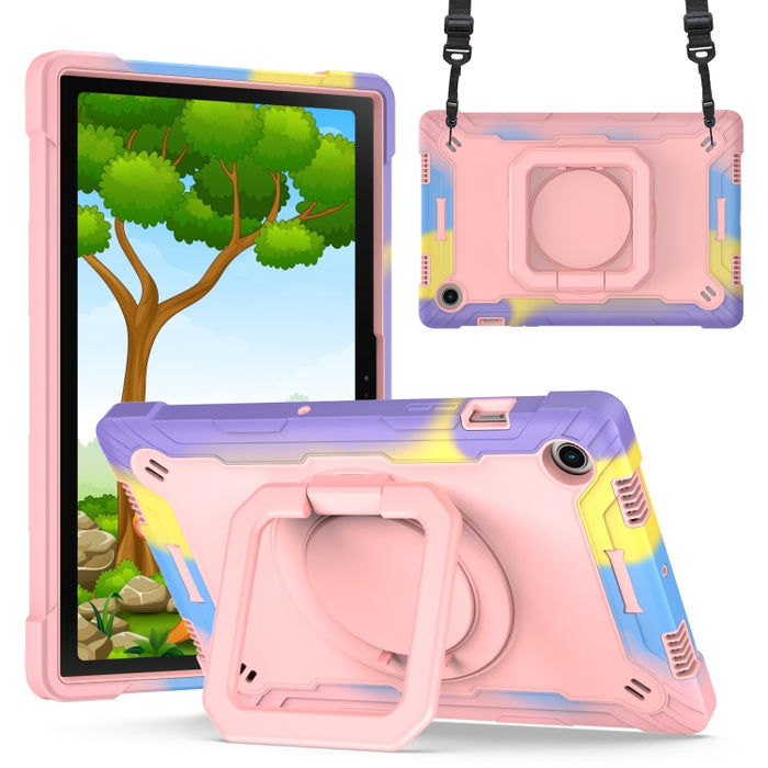 Funda para tableta con soporte para pulsera de silicona + PC, For iPad mini 2024 / mini 6, For Samsung Galaxy Tab A8 10.5 2021, For Samsung Galaxy Tab S7 / S8