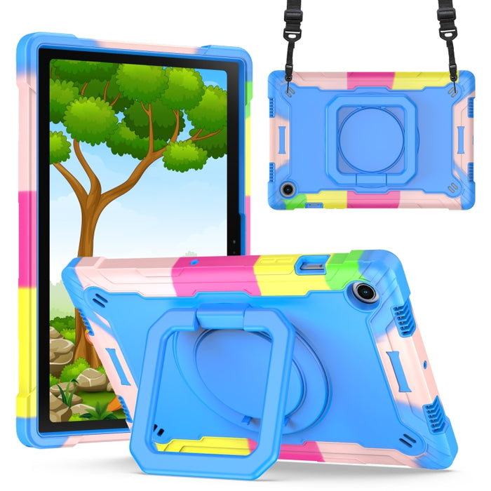 Funda para tableta con soporte para pulsera de silicona + PC, For iPad mini 2024 / mini 6, For Samsung Galaxy Tab A8 10.5 2021, For Samsung Galaxy Tab S7 / S8