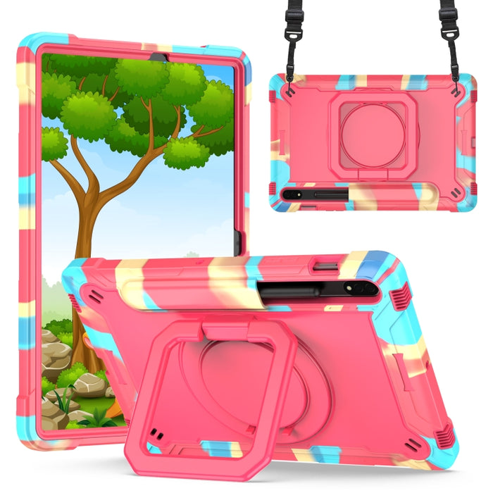 Funda para tableta con soporte para pulsera de silicona + PC, For iPad mini 2024 / mini 6, For Samsung Galaxy Tab A8 10.5 2021, For Samsung Galaxy Tab S7 / S8