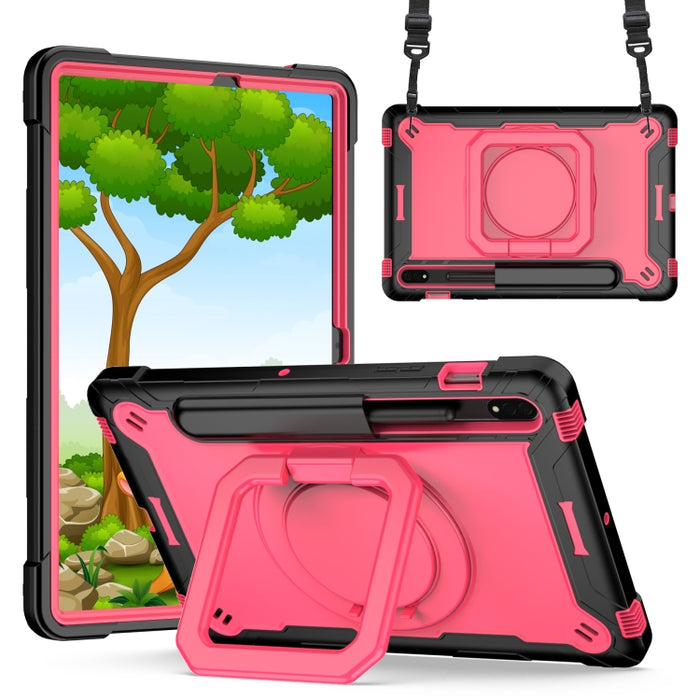 Funda para tableta con soporte para pulsera de silicona + PC, For iPad mini 2024 / mini 6, For Samsung Galaxy Tab A8 10.5 2021, For Samsung Galaxy Tab S7 / S8