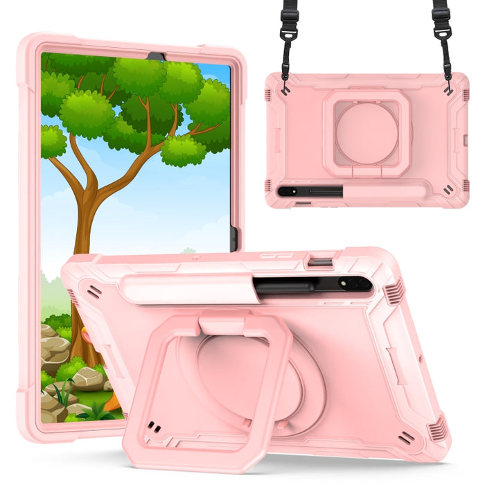 Funda para tableta con soporte para pulsera de silicona + PC, For iPad mini 2024 / mini 6, For Samsung Galaxy Tab A8 10.5 2021, For Samsung Galaxy Tab S7 / S8