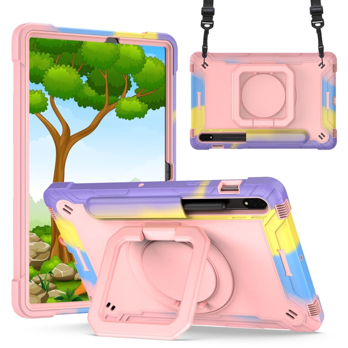 Funda para tableta con soporte para pulsera de silicona + PC, For iPad mini 2024 / mini 6, For Samsung Galaxy Tab A8 10.5 2021, For Samsung Galaxy Tab S7 / S8
