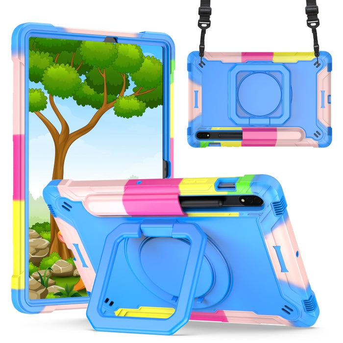 Funda para tableta con soporte para pulsera de silicona + PC, For iPad mini 2024 / mini 6, For Samsung Galaxy Tab A8 10.5 2021, For Samsung Galaxy Tab S7 / S8