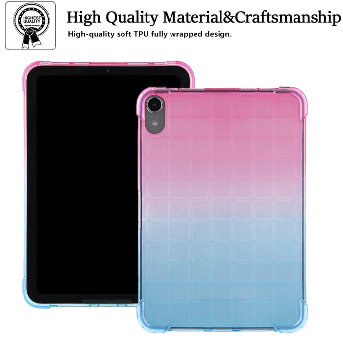 Funda de tableta de TPU con degradado cuadrado, For iPad 10th Gen 10.9 2022