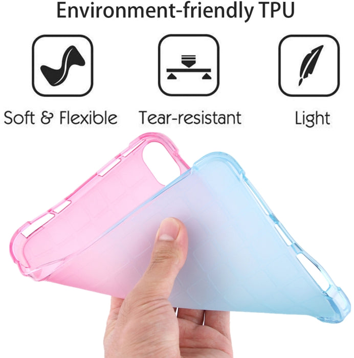 Funda de tableta de TPU con degradado cuadrado, For iPad 10th Gen 10.9 2022