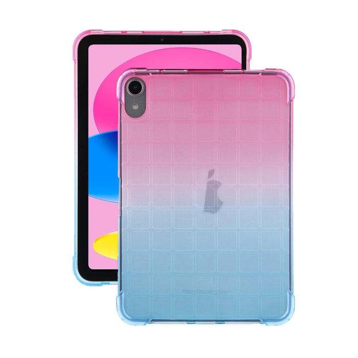 Funda de tableta de TPU con degradado cuadrado, For iPad 10th Gen 10.9 2022
