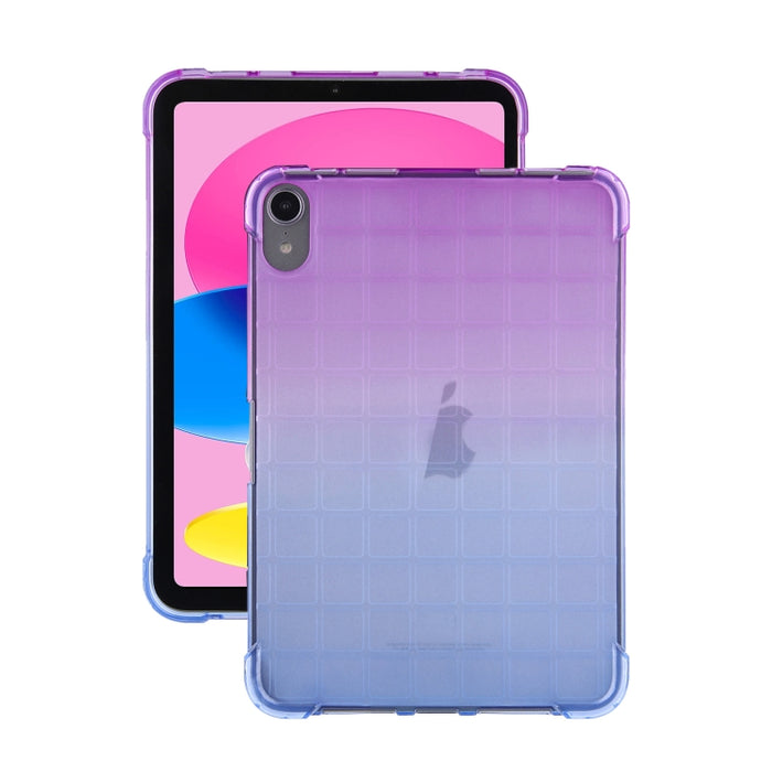 Funda de tableta de TPU con degradado cuadrado, For iPad 10th Gen 10.9 2022