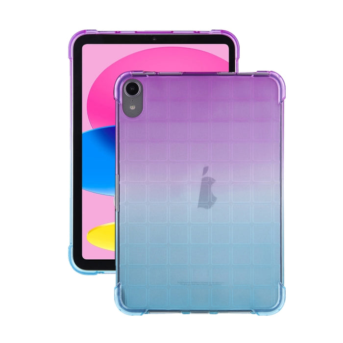 Funda de tableta de TPU con degradado cuadrado, For iPad 10th Gen 10.9 2022