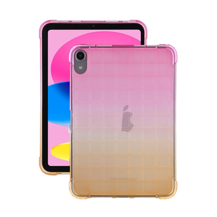 Funda de tableta de TPU con degradado cuadrado, For iPad 10th Gen 10.9 2022