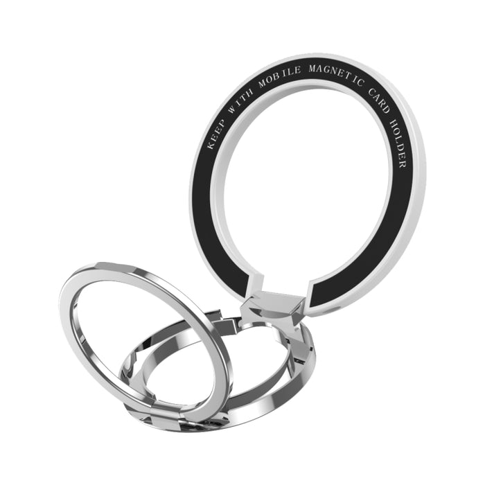 Soporte magnético para teléfono con anillo de doble eje para automóvil