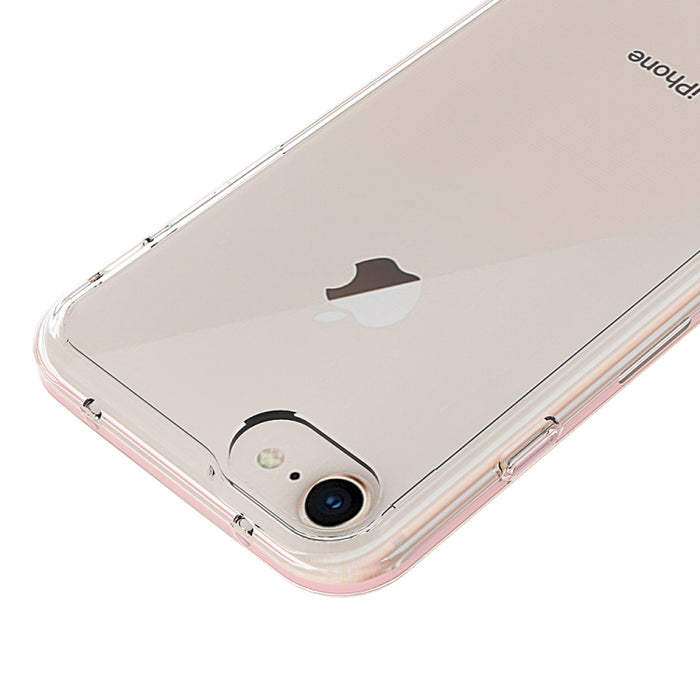 Para iPhone SE (2020) TPU a prueba de arañazos + funda protectora acrílica