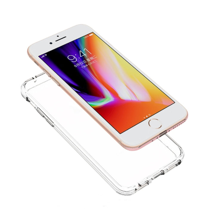Para iPhone SE (2020) TPU a prueba de arañazos + funda protectora acrílica