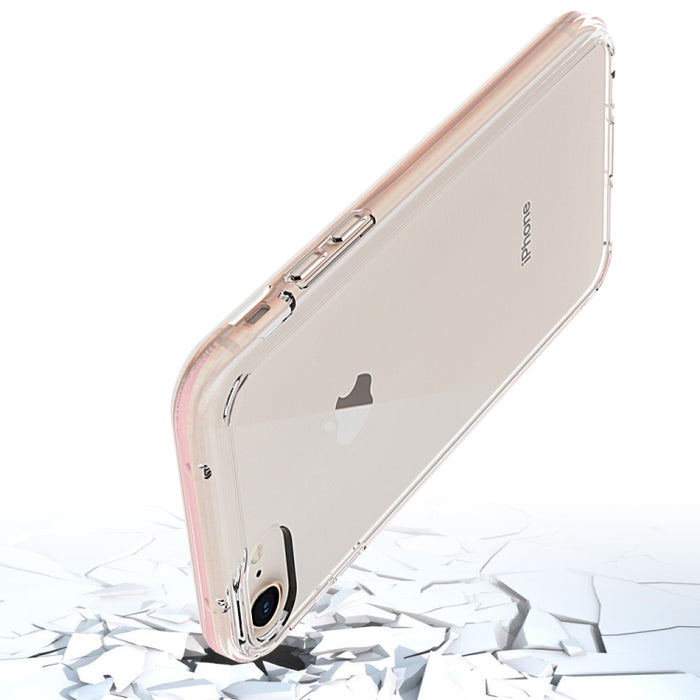 Para iPhone SE (2020) TPU a prueba de arañazos + funda protectora acrílica