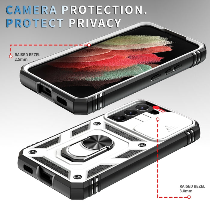 Funda deslizante para cámara TPU + funda para teléfono PC, For Samsung Galaxy S22 5G, For Samsung Galaxy S22+ 5G, For Samsung Galaxy S22 Ultra 5G, For Samsung Galaxy A33 5G, For Samsung Galaxy Note20 Ultra, For Motorola Moto G Play 2021                ...
