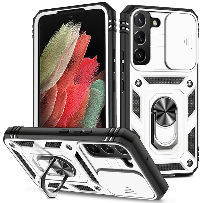 Funda deslizante para cámara TPU + funda para teléfono PC, For Samsung Galaxy S22 5G, For Samsung Galaxy S22+ 5G, For Samsung Galaxy S22 Ultra 5G, For Samsung Galaxy A33 5G, For Samsung Galaxy Note20 Ultra, For Motorola Moto G Play 2021                ...
