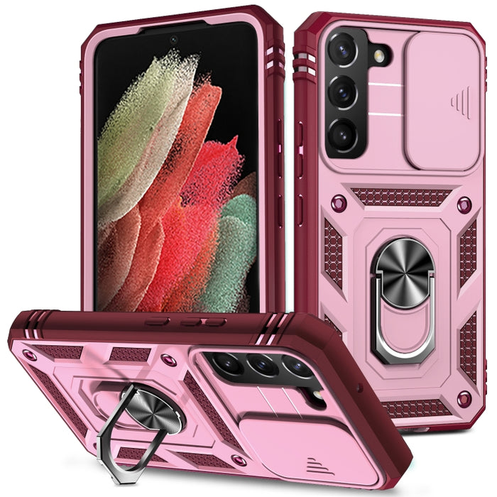 Funda deslizante para cámara TPU + funda para teléfono PC, For Samsung Galaxy S22 5G, For Samsung Galaxy S22+ 5G, For Samsung Galaxy S22 Ultra 5G, For Samsung Galaxy A33 5G, For Samsung Galaxy Note20 Ultra, For Motorola Moto G Play 2021                ...