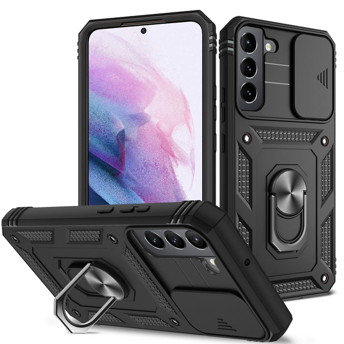 Funda deslizante para cámara TPU + funda para teléfono PC, For Samsung Galaxy S22 5G, For Samsung Galaxy S22+ 5G, For Samsung Galaxy S22 Ultra 5G, For Samsung Galaxy A33 5G, For Samsung Galaxy Note20 Ultra, For Motorola Moto G Play 2021                ...