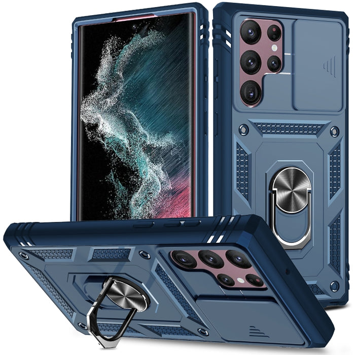 Funda deslizante para cámara TPU + funda para teléfono PC, For Samsung Galaxy S22 5G, For Samsung Galaxy S22+ 5G, For Samsung Galaxy S22 Ultra 5G, For Samsung Galaxy A33 5G, For Samsung Galaxy Note20 Ultra, For Motorola Moto G Play 2021                ...