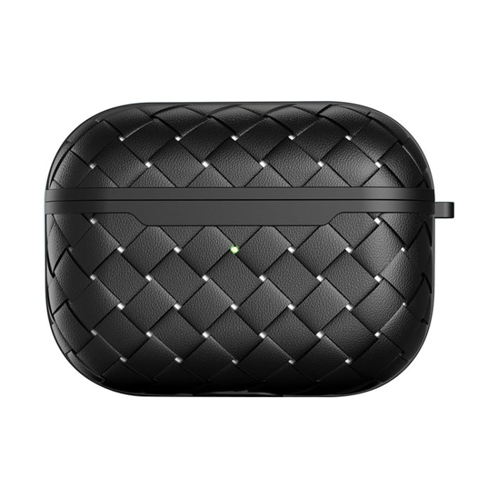 Funda protectora para auriculares inalámbricos de TPU con textura de tejido