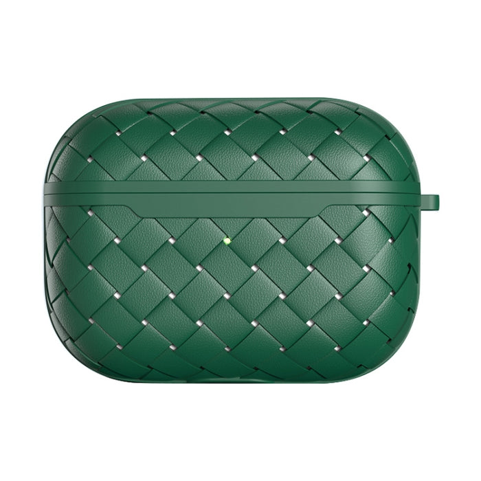 Funda protectora para auriculares inalámbricos de TPU con textura de tejido