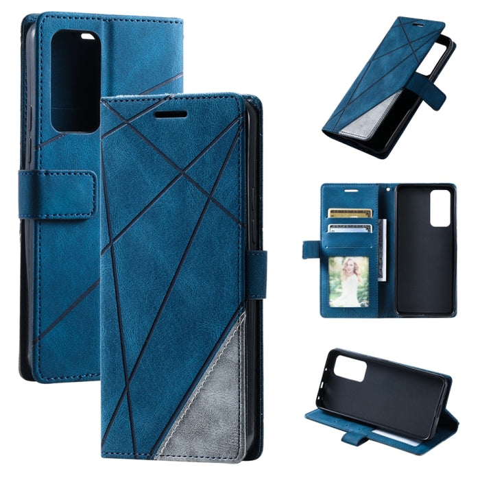 Estuche para teléfono de cuero con empalme de sensación de piel, For OPPO A57 2022, For Realme C30 4G, For Samsung Galaxy S23 5G, For Samsung Galaxy S23+ 5G, For Xiaomi 12T / Redmi K50 Ultra, For Samsung Galaxy S23 Ultra 5G, For Xiaomi Redmi 11 Prime 4...