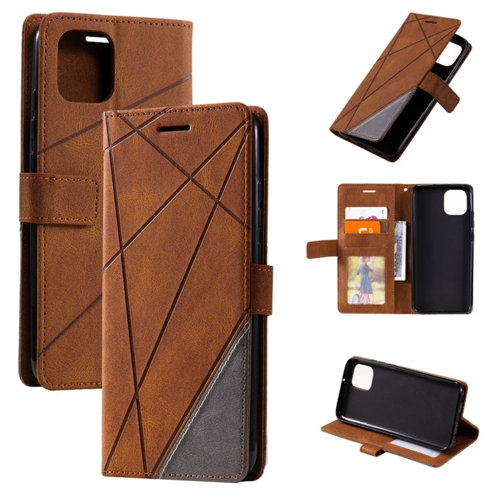 Estuche para teléfono de cuero con empalme de sensación de piel, For OPPO A57 2022, For Realme C30 4G, For Samsung Galaxy S23 5G, For Samsung Galaxy S23+ 5G, For Xiaomi 12T / Redmi K50 Ultra, For Samsung Galaxy S23 Ultra 5G, For Xiaomi Redmi 11 Prime 4...