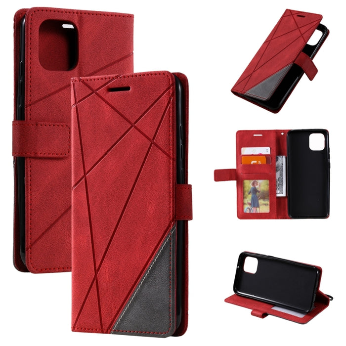 Estuche para teléfono de cuero con empalme de sensación de piel, For OPPO A57 2022, For Realme C30 4G, For Samsung Galaxy S23 5G, For Samsung Galaxy S23+ 5G, For Xiaomi 12T / Redmi K50 Ultra, For Samsung Galaxy S23 Ultra 5G, For Xiaomi Redmi 11 Prime 4...
