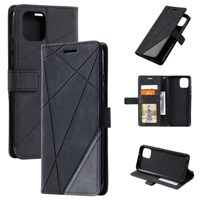 Estuche para teléfono de cuero con empalme de sensación de piel, For OPPO A57 2022, For Realme C30 4G, For Samsung Galaxy S23 5G, For Samsung Galaxy S23+ 5G, For Xiaomi 12T / Redmi K50 Ultra, For Samsung Galaxy S23 Ultra 5G, For Xiaomi Redmi 11 Prime 4...