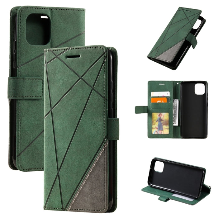 Estuche para teléfono de cuero con empalme de sensación de piel, For OPPO A57 2022, For Realme C30 4G, For Samsung Galaxy S23 5G, For Samsung Galaxy S23+ 5G, For Xiaomi 12T / Redmi K50 Ultra, For Samsung Galaxy S23 Ultra 5G, For Xiaomi Redmi 11 Prime 4...
