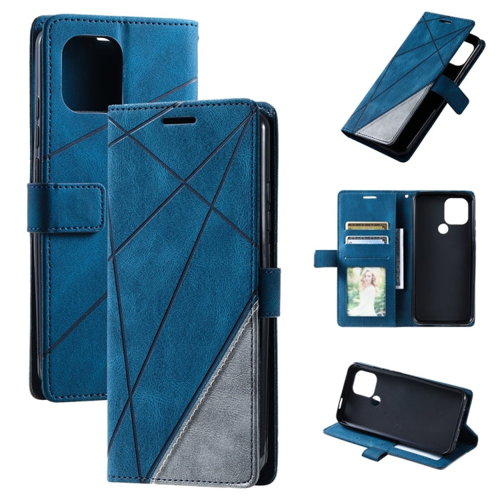 Estuche para teléfono de cuero con empalme de sensación de piel, For OPPO A57 2022, For Realme C30 4G, For Samsung Galaxy S23 5G, For Samsung Galaxy S23+ 5G, For Xiaomi 12T / Redmi K50 Ultra, For Samsung Galaxy S23 Ultra 5G, For Xiaomi Redmi 11 Prime 4...