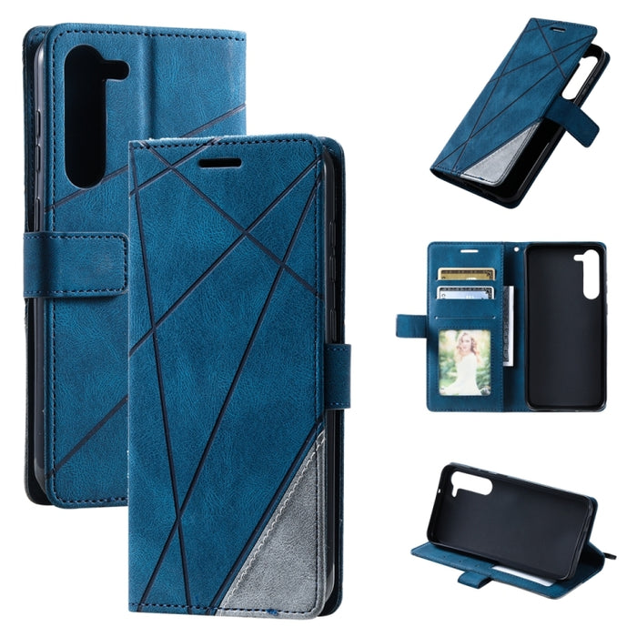 Estuche para teléfono de cuero con empalme de sensación de piel, For OPPO A57 2022, For Realme C30 4G, For Samsung Galaxy S23 5G, For Samsung Galaxy S23+ 5G, For Xiaomi 12T / Redmi K50 Ultra, For Samsung Galaxy S23 Ultra 5G, For Xiaomi Redmi 11 Prime 4...